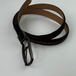 Tommy Bahama Thin Black and Brown Women's Belt